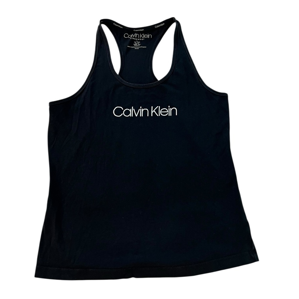 Calvin Klein Sleepwear Women's Black Tank Top Size M